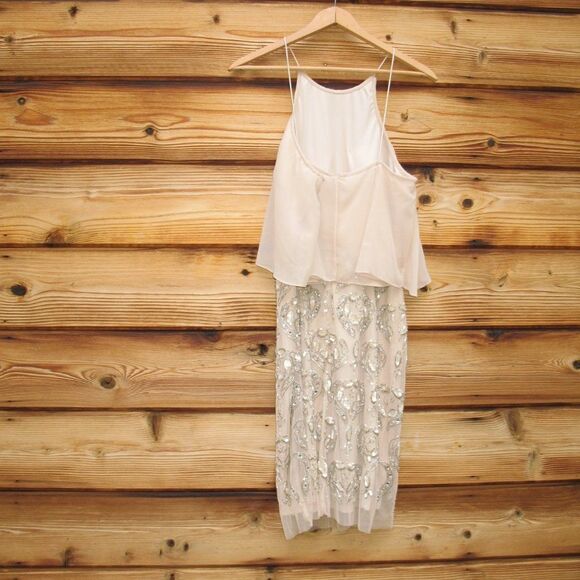 Aidan Mattox Bead Sheath Dress - Picture 5 of 8